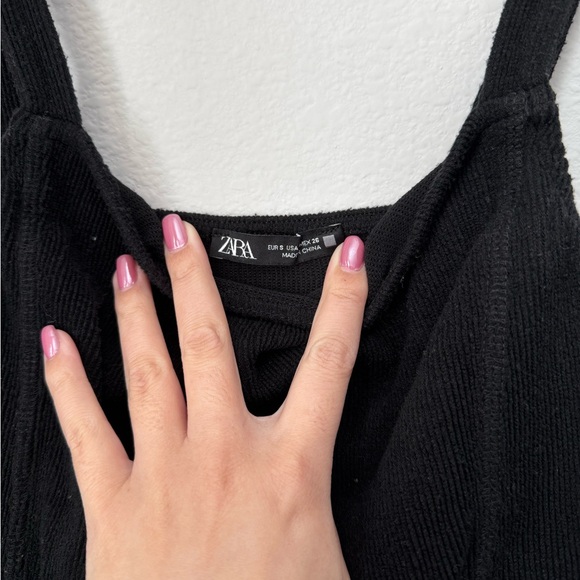 ZARA Ribbed Crop/Bralette Top - Picture 4 of 5